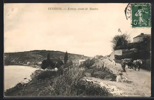 AK Vétheuil, Entrée route de Mantes