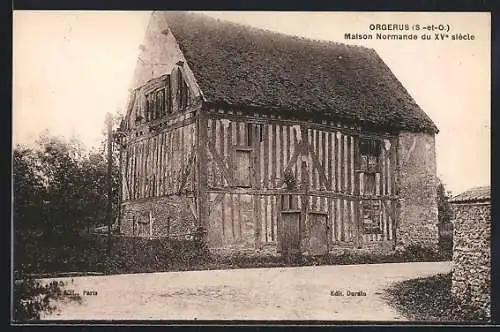 AK Orgerus, Maison Normande du XVe siècle