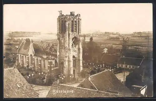 AK Becelaere, Zerstörte Kirche