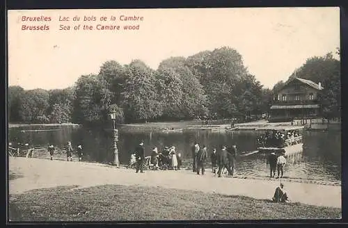 AK Brüssel / Bruxelles, Lac du bois de la Cambre