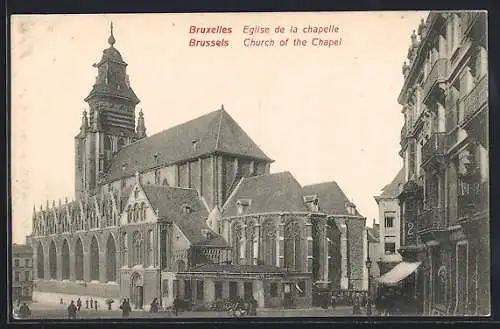 AK Brüssel / Bruxelles, eglise de la chapelle