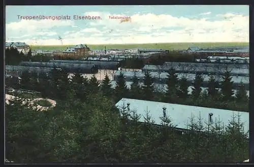AK Elsenborn, Totalansicht des Truppenübungsplatzes