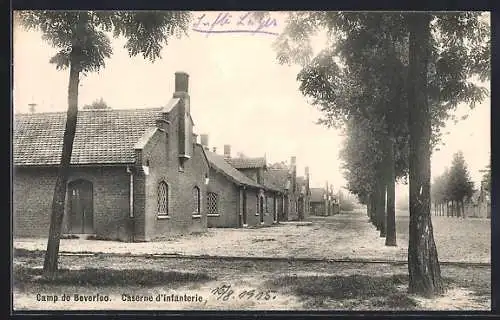 AK Beverloo, Infanterie Kaserne, Blick über den Kasernenhof