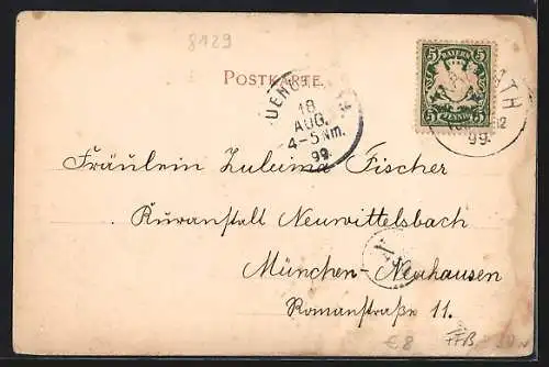 AK Wessobrunn, Gasthof zur Post, Drei Quellen, Totalansicht von Norden mit Römerturm
