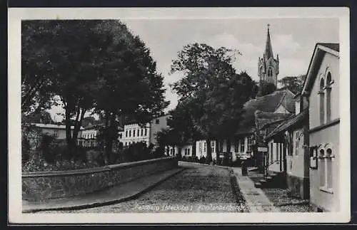 AK Feldberg / Mecklbg., Fürstenbergerstrasse