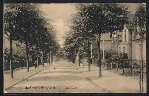 AK Kellinghusen, Blick in die Lornsenstrasse