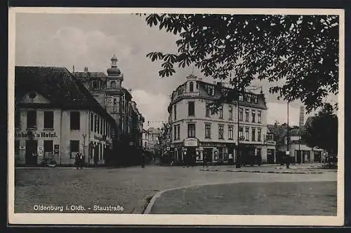 AK Oldenburg / O., Staustrasse