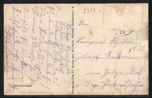 AK Loizenkirchen, Teilansicht mit Kirche, Strassenpartie