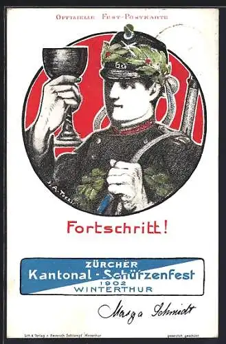 AK Winterthur, Zürcher Kantonal Schützenfest 1902, Fortschritt!