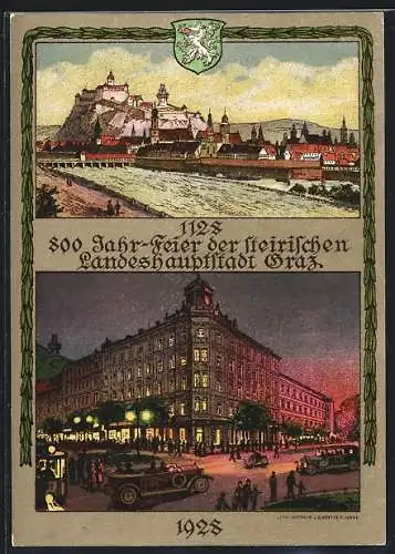 AK Graz, 800 Jahr-Feier der Steirischen Landeshauptstadt, 1128-1928