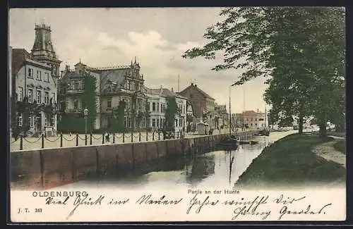 AK Oldenburg i. O., Partie an der Hunte