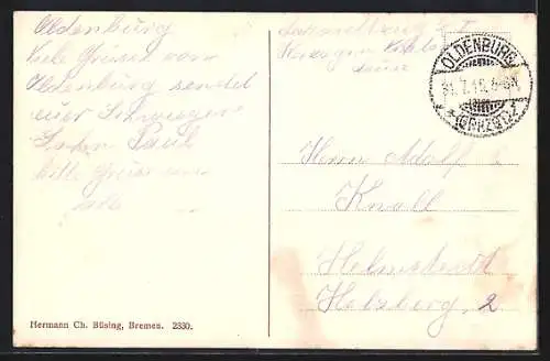 AK Oldenburg i. O., Partie am Stau