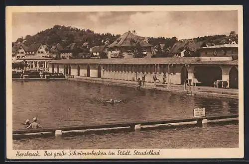 AK Hersbruck, Das grosse Schwimmbeckem im Städt. Strudelbad