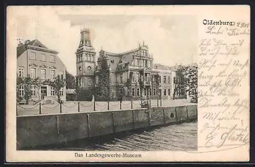 AK Oldenburg i. O., Das Landesgewerbe-Museum