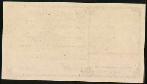 Notgeld Gossam 1920, 50 Heller, Gedicht und Landschaftsmotiv
