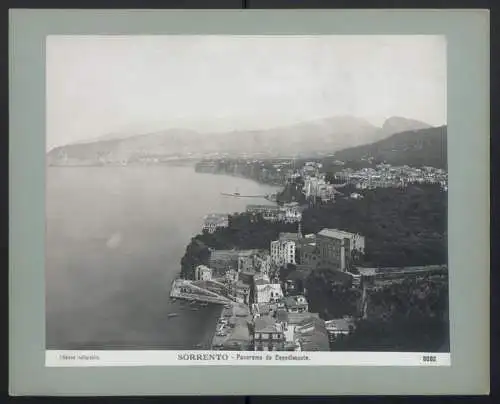 Fotografie Edizione inalterabile - Alinari, Ansicht Sorrento, Panorama da Capodimonte