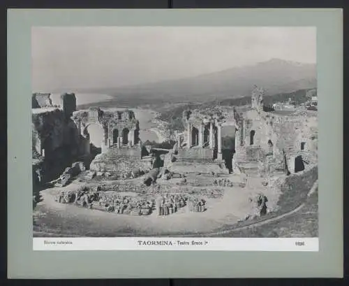 Fotografie Edizione inalterabile - Alinari, Ansicht Taormina, Teatro Greco