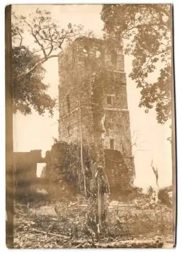 22 Fotografien Ansicht Panama-Stadt, Panamaer mit Familie vor Holzhütte, Ruine der alten Stadt