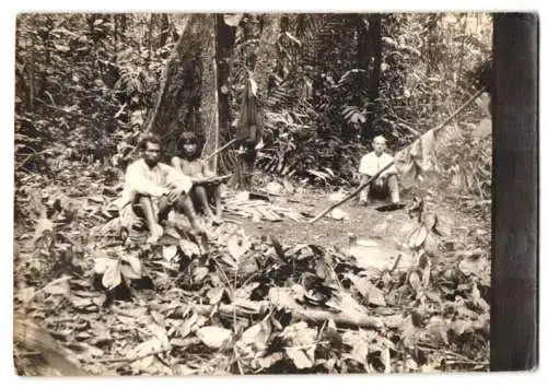 22 Fotografien Ansicht Panama-Stadt, Panamaer mit Familie vor Holzhütte, Ruine der alten Stadt