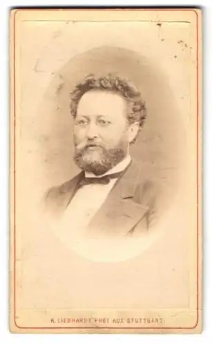 Fotografie K. Liebhardt, Stuttgart, Portrait Oscar Mack, Landgerichtspräsident von Aschaffenburg