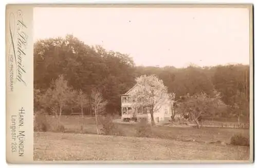 Fotografie A. Platowitsch, Hann. Münden, Ansicht Hann. Münden, Schäferhof