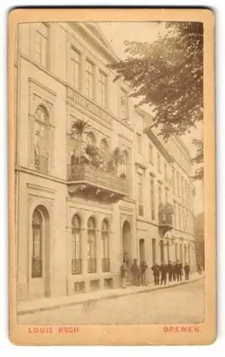 Fotografie Louis Koch, Bremen, Ansicht Bremen, Hotel Siedenburg Am Wall