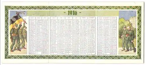 Kalender Wien 1916, Kaiser-Franz-Josef Blinden Arbeiterheim, Baumgartenstrasse 77-79