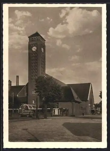 AK Oldenburg i. O., Partie am Bahnhof