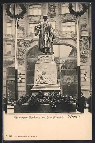 AK Wien, Das Gutenberg-Denkmal