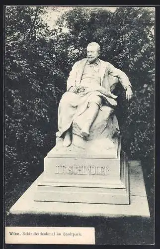 AK Wien I, Schindlerdenkmal im Stadtpark