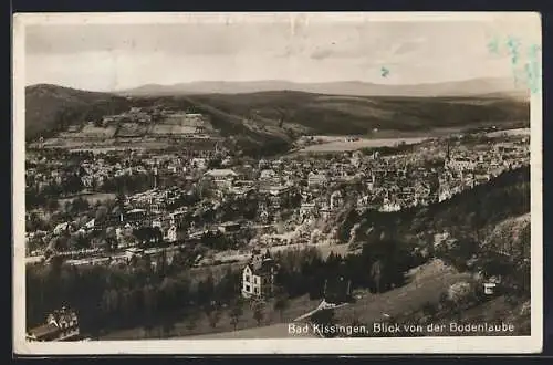 AK Bad Kissingen, Blick von der Bodenlaube