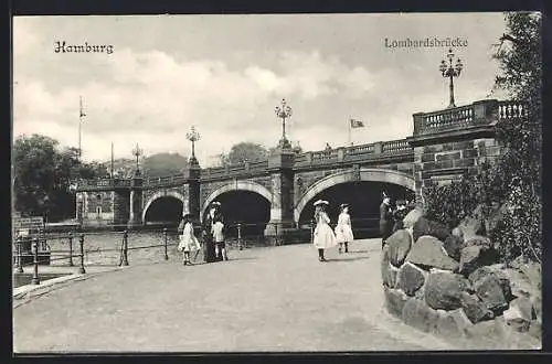 AK Hamburg-Neustadt, Lombardsbrücke