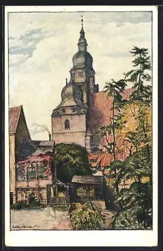 Künstler-AK Coburg, Moritzkirche