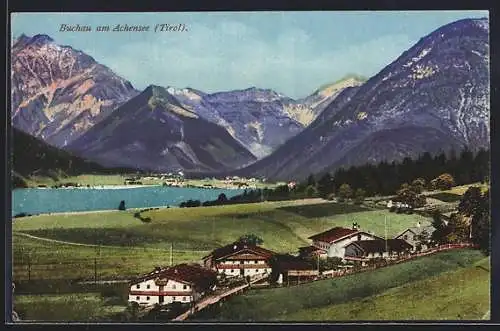 AK Buchau, Blick auf den Ort am Achensee