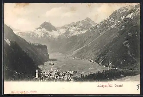 AK Längenfeld /Oetztal, Panorama und Umgebung