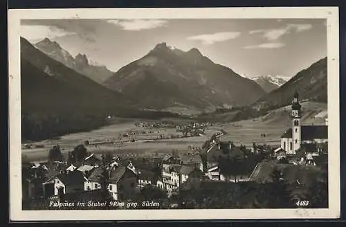 AK Fulpmes im Stubai, Teilansicht mit Blick gegen Süden