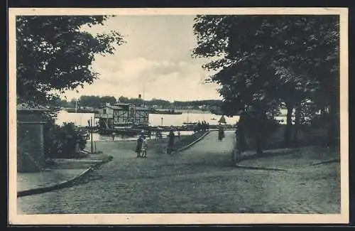 AK Vegesack /Weser, Bootshaus des Vereins Wassersport und Strandlustgarten