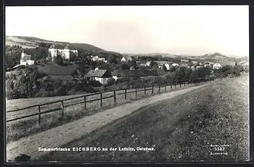 AK Rohrbach an der Lafnitz, Blick nach Eichberg