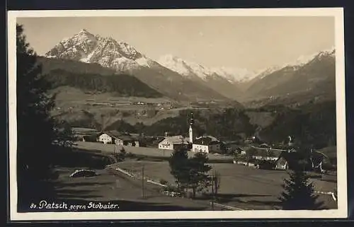 AK Patsch, Totale mit Blick in das Stubaital