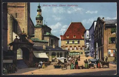 AK Hall in Tirol, Am Oberen Stadtplatz