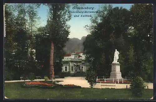 AK Bad Gleichenberg, Wickenburg-Monument und Kaltbad