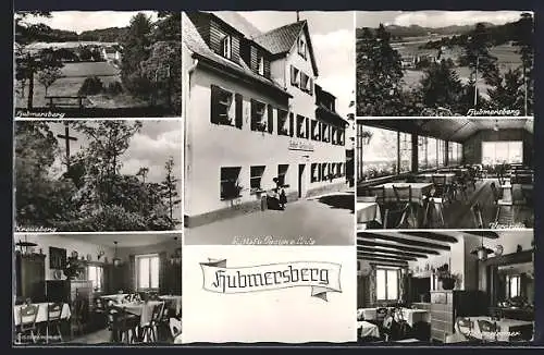 AK Hubmersberg, Gasthof u. Pension zur Linde mit Veranda und Gastzimmer