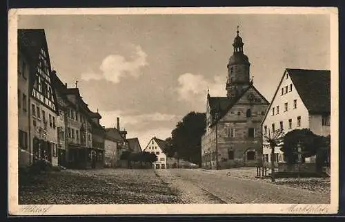 AK Altdorf / Nürnberg, Marktplatz