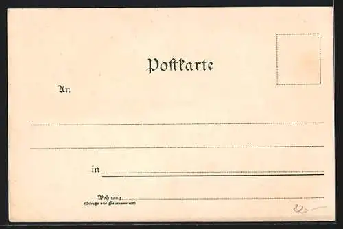 Lithographie Halle a. Saale, Leipziger Thurm, Alte Promenade, Ruine Giebichenstein