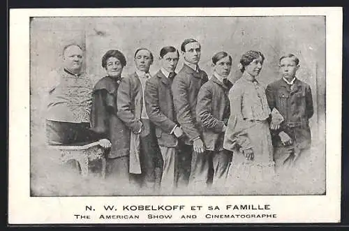 AK N. W. Kobelkoff et sa Famille, The American Show and Cinematographe