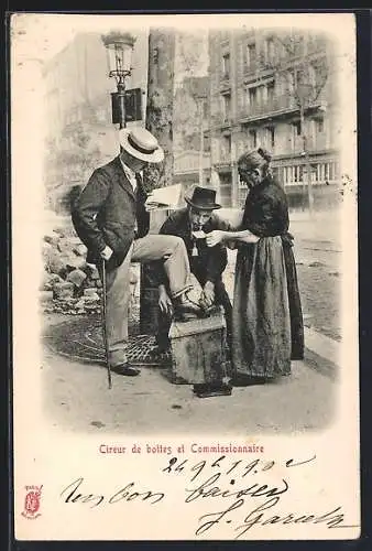 AK Paris, Cireur de bottes et Commissionnaire