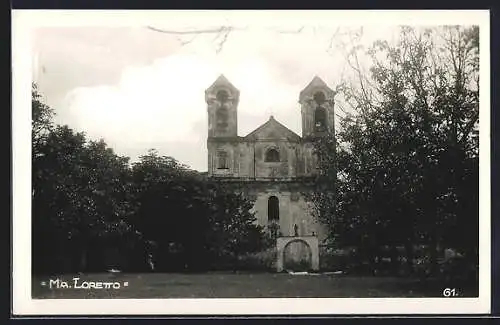 AK Loretto, Blick auf die Basilika