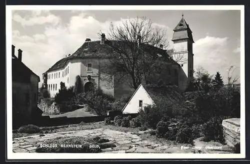 AK Bernstein /Bgld., Blick auf das Schloss