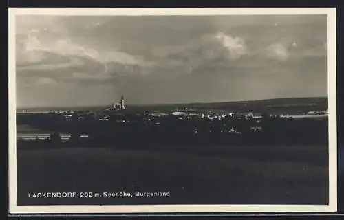 AK Lackendorf /Burgenland, Ortsansicht aus der Ferne