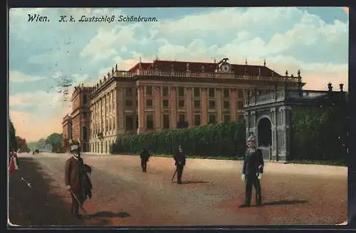 AK Wien, K. k. Luftschloss Schönbrunn